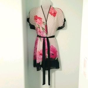 Sheer robe sz S